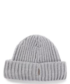 Hugo Boss-Fisherman beanie hat in virgin wool and cashmere-boss near me 2