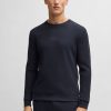 Hugo Boss Sweatshirts and Jogging Pants-Shorts with contrast piping-hugoboss 3