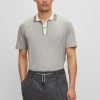 Hugo Boss Polo Shirts-BOSS x Matteo Berrettini active polo shirt with moisture control-boss outlet 3